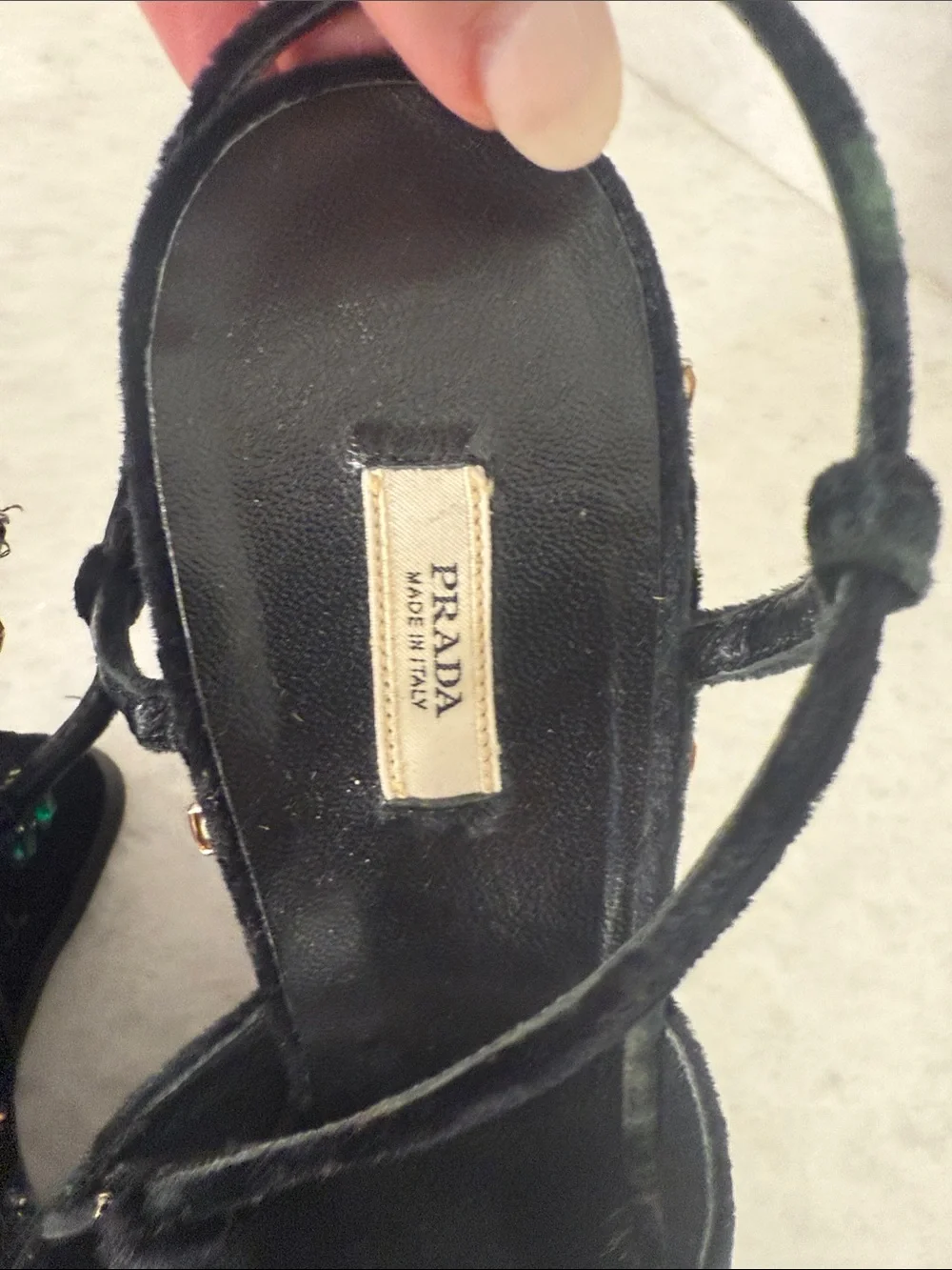 Prada luxurious green